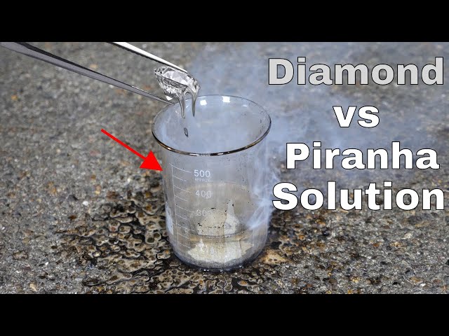 Dissolving a Diamond in Piranha Solution—It Eats Everything!