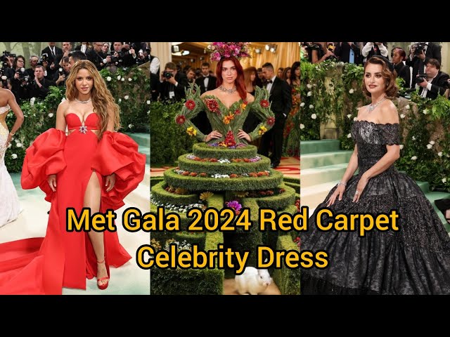 Met Gala 2024 Red Carpet |Celebrity Dress #metgala #red carpet #celebrity dress