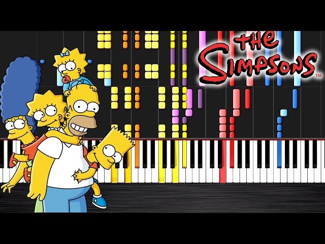 The Simpsons Theme - IMPOSSIBLE REMIX by PlutaX - Piano
