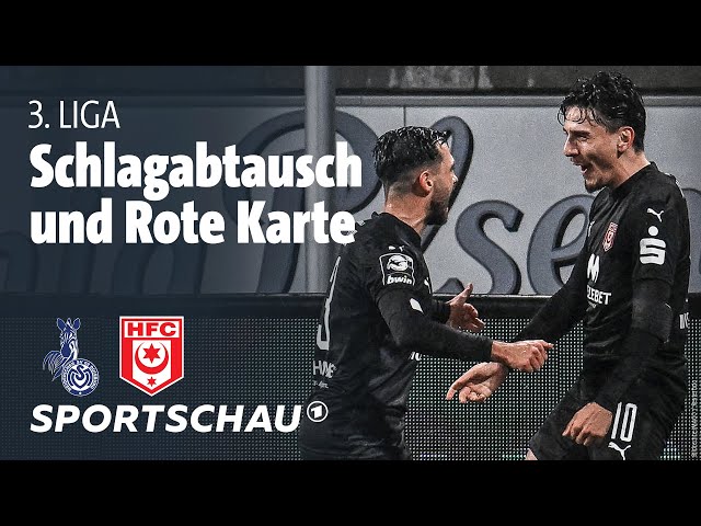 MSV Duisburg - Hallescher FC Highlights 3. Liga, 22. Spieltag | Sportschau