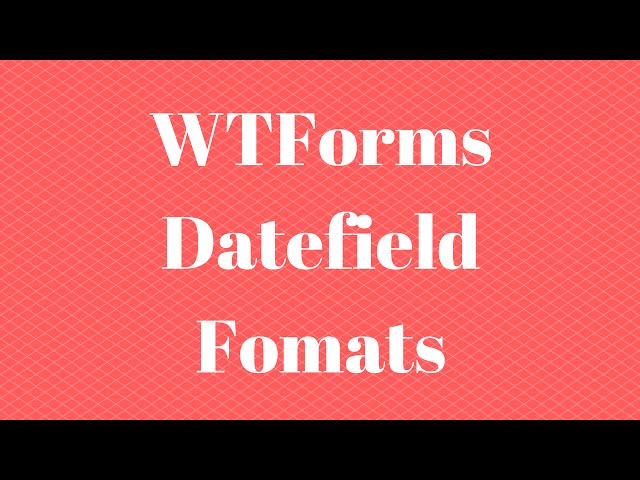 Understanding WTForms Datefield Format