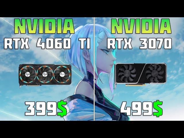 RTX 4060 Ti vs RTX 3070  - 10 Games Test