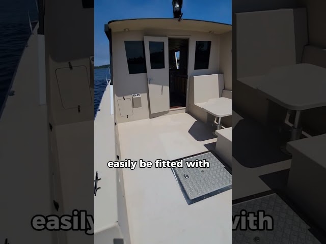 2021 Custom Cape Sable 38 Cruising Trawler [#shorts Tour] Learning the Lines