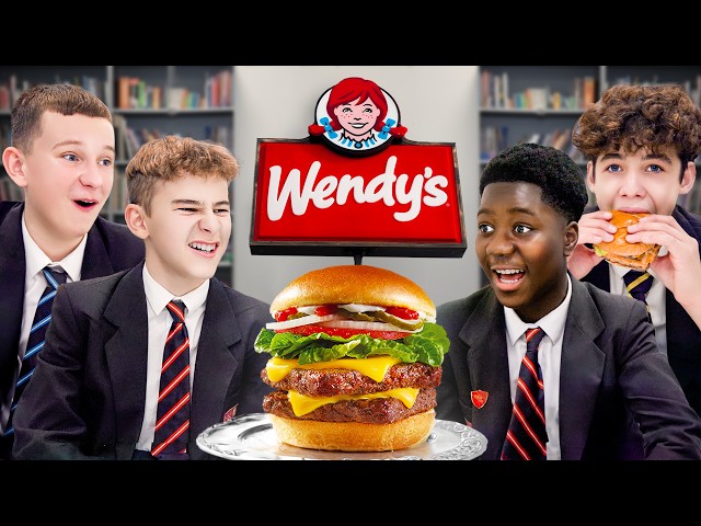 British Highschoolers try Wendy's for the first time!