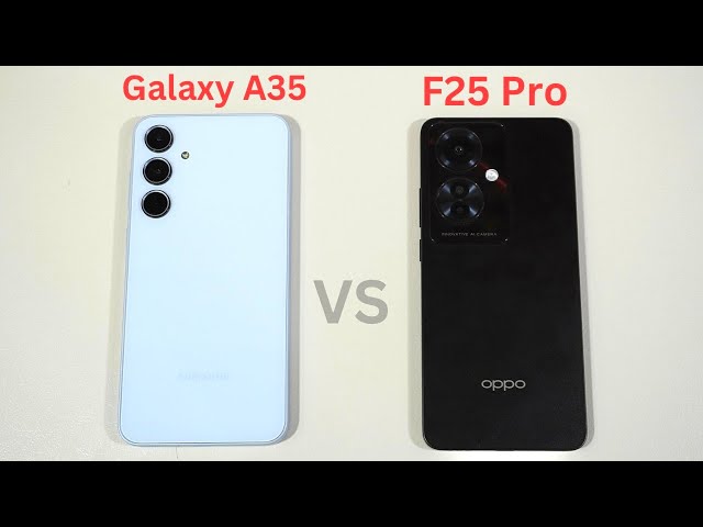 Samsung Galaxy A35 5g vs Oppo F25 Pro 5g Speed Test and Camera Comparison