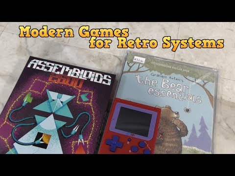 Modern games for Vintage systems: Assembloids, Bear Essentials, and Bittboy!