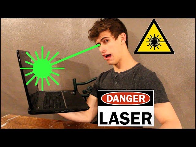 Can you go blind watching laser videos on YouTube???