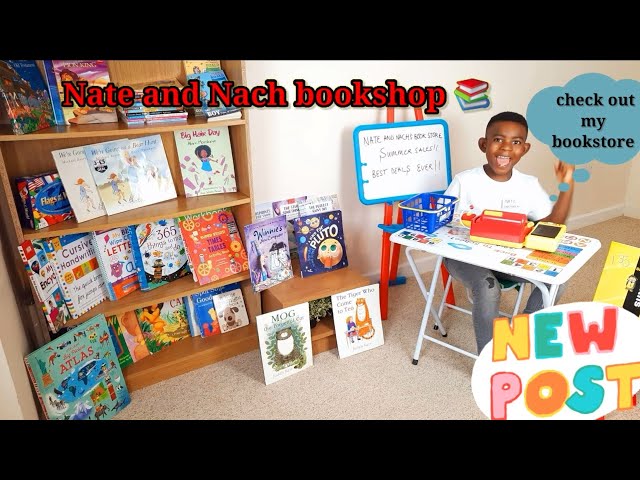 Nate and Nach Kids and Toddlers  Bookshop 📚 Nate and Nach Pretend play at the bookshop! Episode 1.