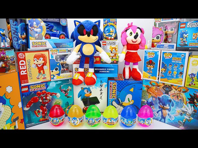 Sonic The Hedgehog Toy Collection Unboxing ASMR | Sonic Evolution Color Wheel, Sonic Exe & Amy Rose