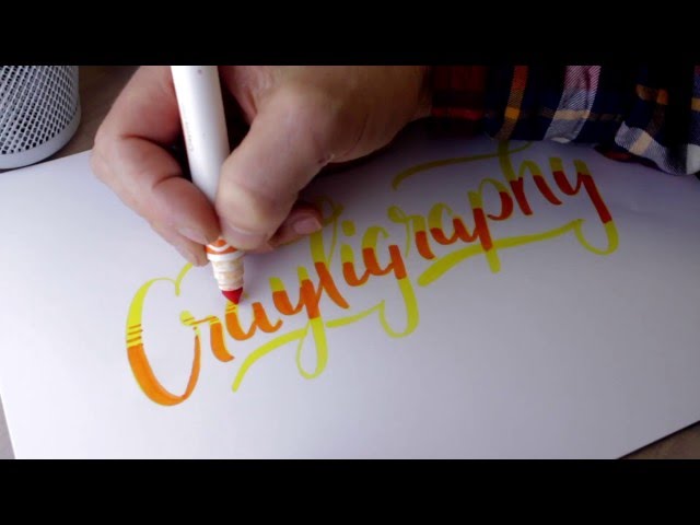 Crayola Calligraphy Workshop Announcement @ Creative South