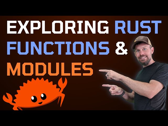 Rust Functions and Modules 🦀
