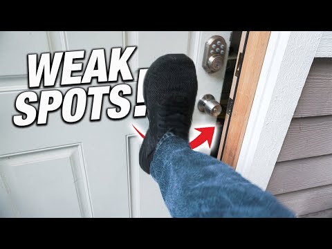 How To Make Your Door Kick-In Proof Like A TANK! Keep Your Family & Home SAFE!