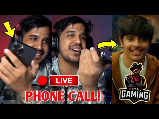 Desi Gamers LIVE🔴 Call to AJJUBHAI after FACE REVEAL | Total Gaming Face Reveal