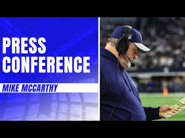 Head Coach Mike McCarthy Postgame: Wild Card | #GBvsDAL | Dallas Cowboys 2023
