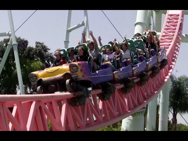 Xcelerator Roller Coaster Front Seat POV - Knott's Berry Farm