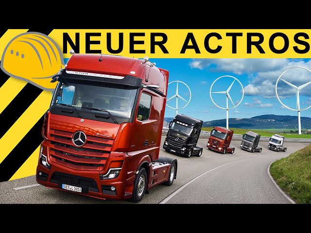 NEUER ACTROS L - Erste Fahrt in Daimlers Topmodell