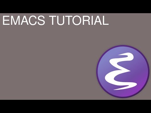 Emacs: piccolo tutorial