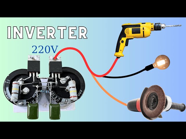 How to turn a CAPACITOR into a powerful 220V INVERTER