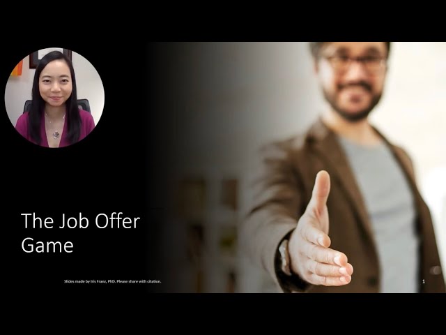 Extensive Form Games (2): The Job Offer Game