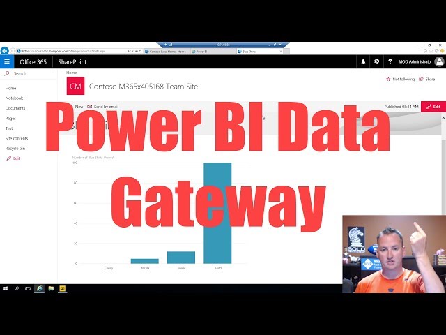 Install the on-premise Data Gateway for Power BI, PowerApps, Microsoft Flow, and Azure Logic Apps