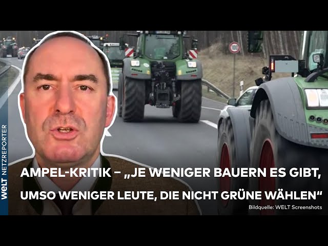 BAUERN-PROTESTE: Sternfahrt nach Berlin – Traktor-Korso vor Parteizentralen der Ampel-Regierung