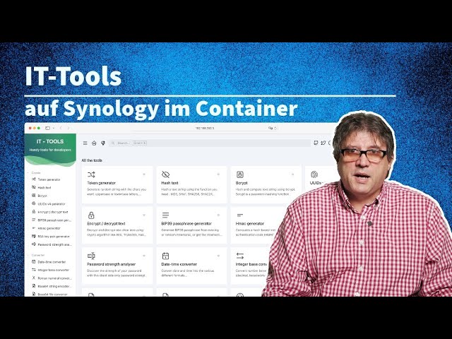IT-Tools im Container Manager auf Synology