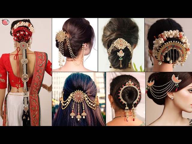 Boho Bridal Hair Brooch! Hair Accessories For Different Hairstyle Modern Yet Traditional Bridal Look