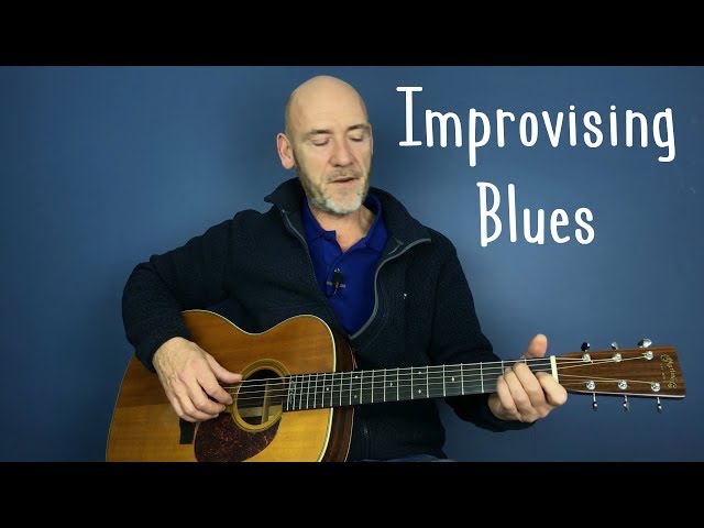 Blues Guitar - Improvising - Guitar lesson by Joe Murphy