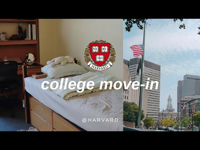 COLLEGE MOVE-IN VLOG 2021 | harvard freshman year 하버드 새내기 기숙사 입실