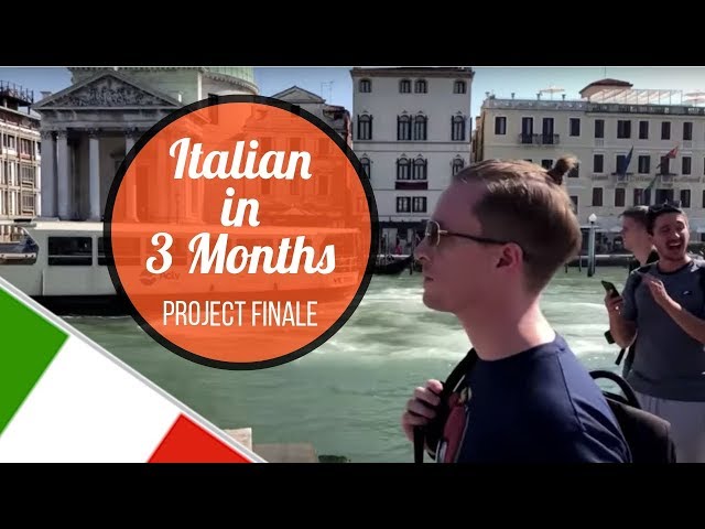 Italian in 3 Months: Grand Finale in Venice