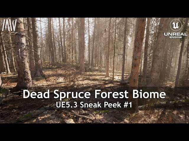 Unreal Engine 5.3 - MAWI - Next Level Realistic Realtime Forest #unrealengine #UE5 #gamedev