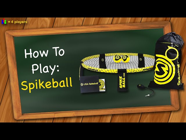 How to play Spikeball