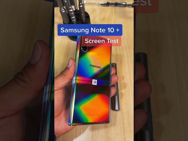 Note 10 screen test 😵 will it break or no? “Samsung durability”   #breaktest #breakphones #samsung