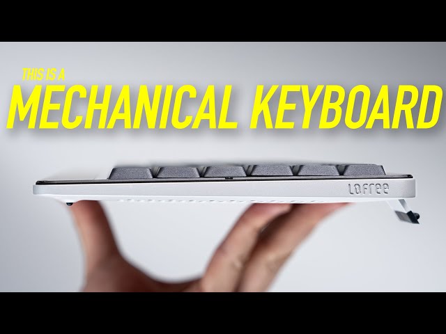 The SMOOTHEST Low Profile Mechanical Keyboard! | Lofree Edge