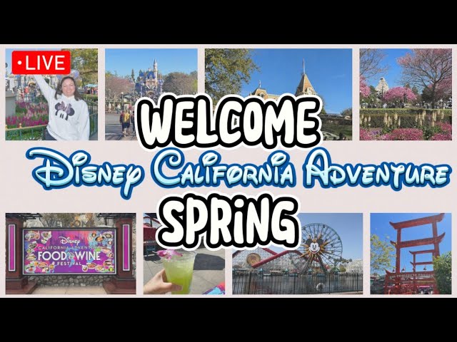 🔴 LIVE Disney California Adventure Park Stroll through the Park