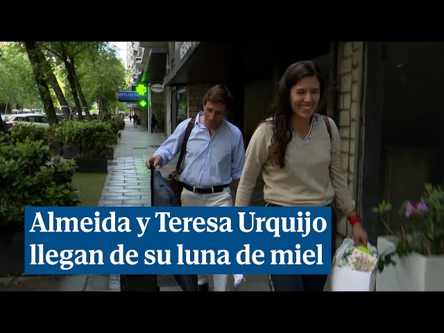 Almeida y Teresa Urquijo vuelven de su luna de miel: "Lo mejor de Teresa es todo"