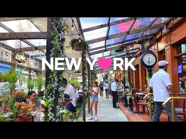 [4K]🇺🇸 NYC Walk: Little Italy🇮🇹, Lower Manhattan/ Ferrara Cafe🍨/ Gelso & Grand🍝/ June 26, 2021