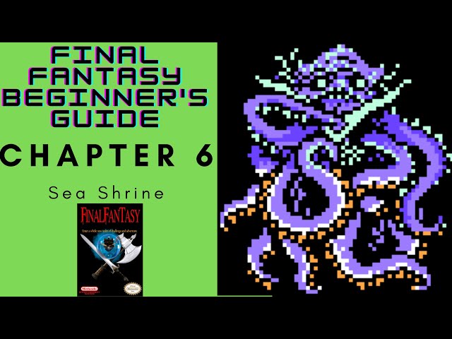 Final Fantasy 1 NES Beginner's Guide Chapter 6: Sea Shrine  and more !