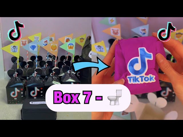TikTok Mystery Boxes - BOX 7!🚽 *asmr* #Shorts