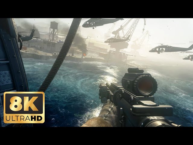 Charlie Don't Surf 8K ULTRA REALISM USMC Blackhawk Mission [8K 60 FPS] - Call of Duty: MW Remastered