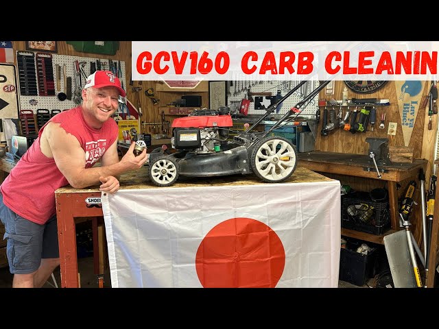 Honda GCV160 Carburetor Cleaning; Troy-Bilt TB130XP Mower
