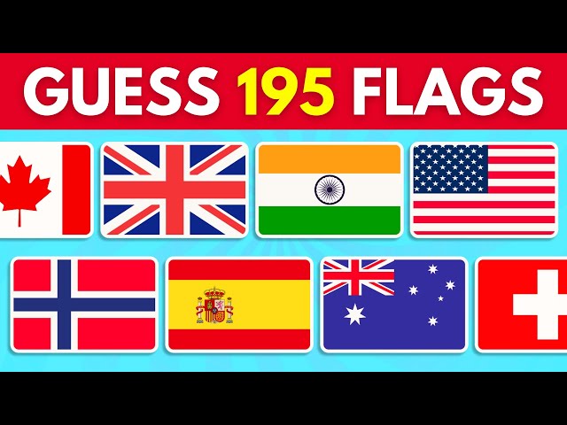 🚩 Guess ALL The 195 Flags Of The World | Ultimate Flag Quiz
