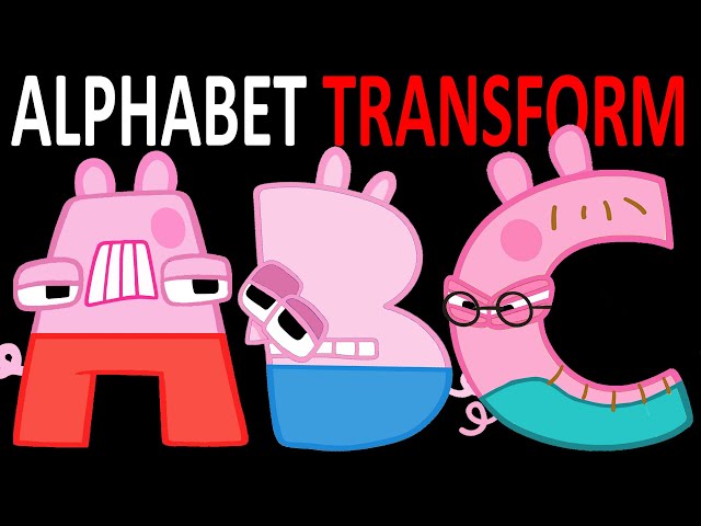 Alphabet Lore But they got to peppa pig (A-Z...)