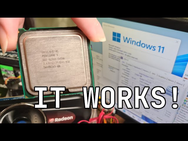 Windows 11 on Pentium 4