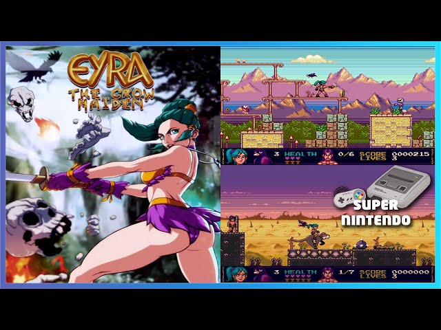 Eyra the Crow Maiden - Super Nintendo gameplay on Mister FPGA