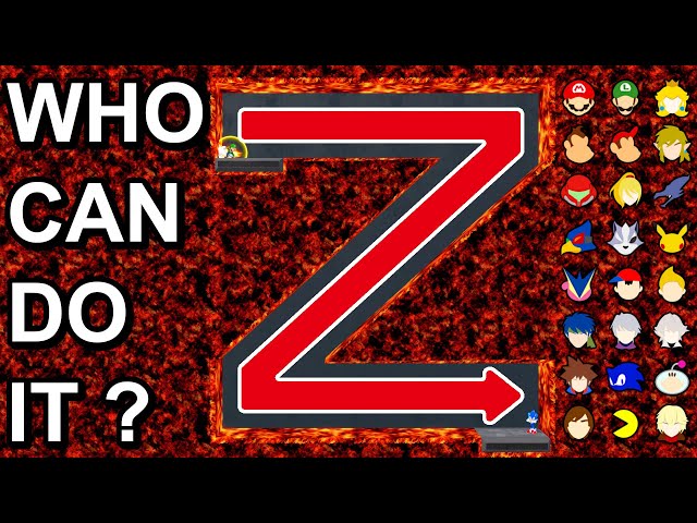 Who Can Make It? Lava Z Tunnel  - Super Smash Bros. Ultimate