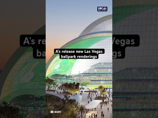A's release new #LasVegas #ballpark renderings for Tropicana site • #bayarea #oaklandathletics #mlb