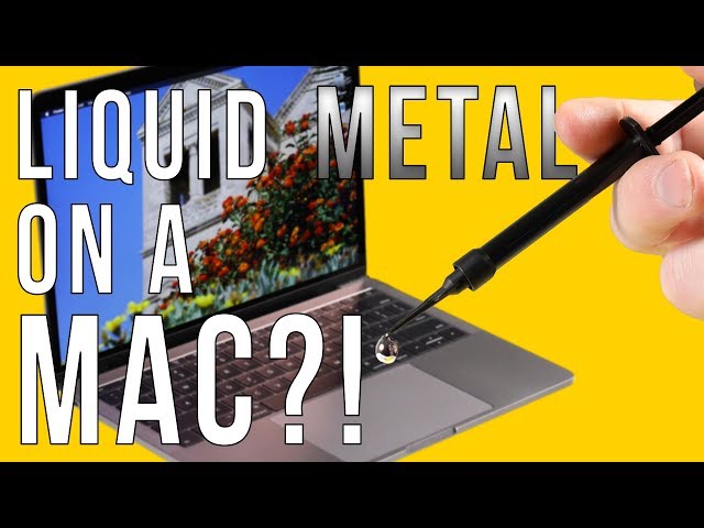 Liquid Metal in a MacBook Pro: No More Throttling!