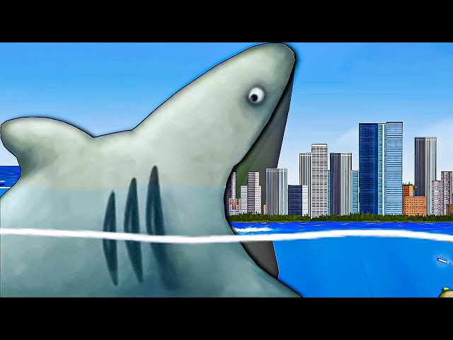 When giant sharks eat humanity