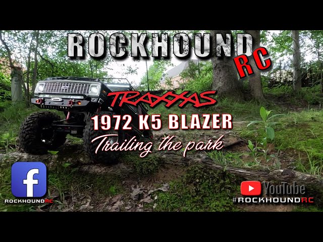 Rockhound RC: 1972 K5 Blazer Trail Ride. #rc #rcadventure #traxxas #offroad #outdoors #fun #trx4